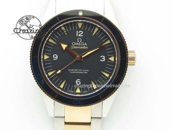 0417 Modern Seamaster 300M 007 YG URF 1:1 Best Edition White Dial Ceramic Bezel On Nylon Strap A 8115